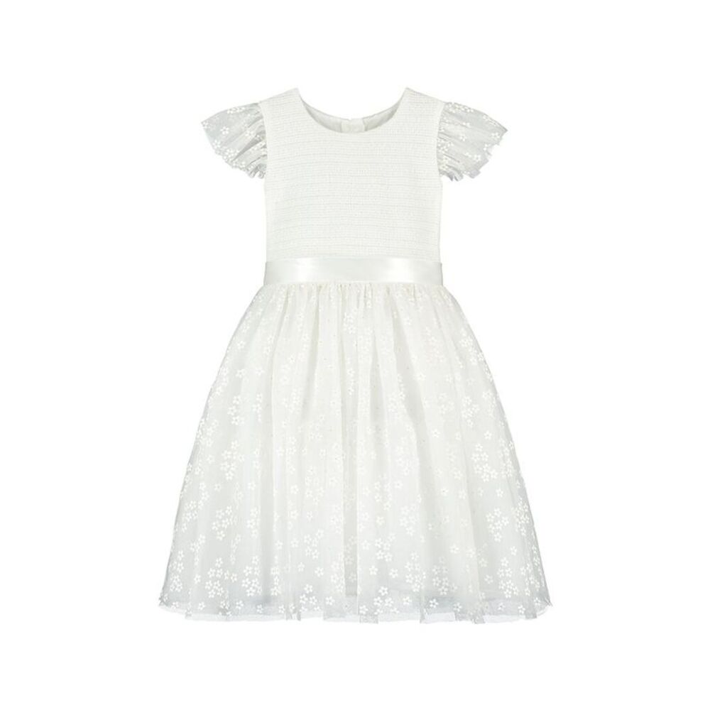 Holly Hastie Girls  Confetti Blossom Tulle Smocked Party Dress, White